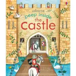 USBORNE PEEP INSIDE THE CASTLE 硬頁翻翻書(窺視城堡)＊花小小＊