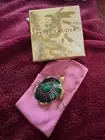 Estee Lauder Cinnabar Solid Perfume Turtle Compact