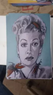 Lucy Post Card By Brandy Devoid