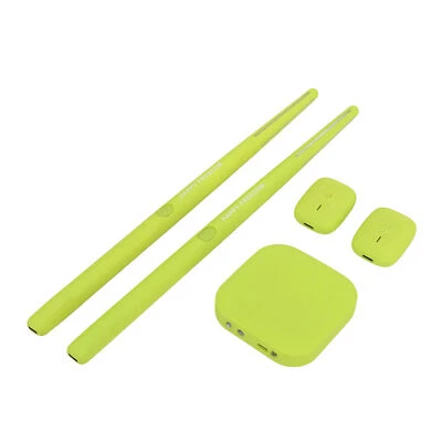 (Green)Virtual Drum Kit Virtual Reality Drum Set Portable Electronic DruM ZO