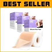 3-Pack Silicone Scar Tape Roll - Gentle Solution for Keloid and Surgical Scars
