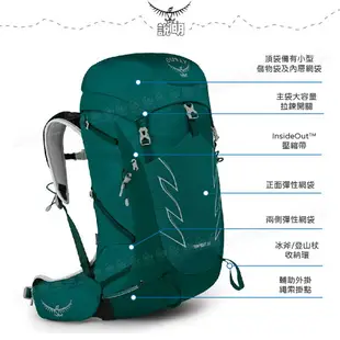 【OSPREY 美國 TEMPEST 30 登山背包《碧玉綠M/L》30L】自助旅行/雙肩背包/行李背包