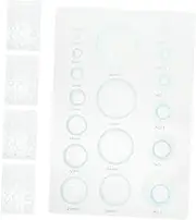 Pcs Paper Quilling Domes Template Set Quilling Craft Mould for DIY Projects Paper Craft Tools