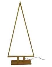 [Boutique Retailer] Bamboo Christmas Tree LED Floor Lamp Light in Natural