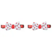 2x Pidan Adjustable 12cm Bow Tie Neck Collar Pet Cat/Kitten Necktie Accessory A5