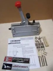 NEW OMC JOHNSON EVINRUDE TWO 2 HANDLE LEVER OUTBOARD CONTROL BOX P/N: 381371 #58