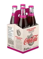 8 Bottles of Coca-Cola Coke British Columbia Raspberry Flavored Soft Drink 355ml