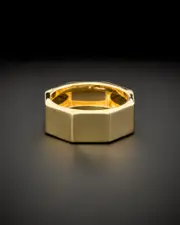 14K Geometric Ring