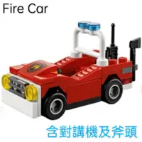 在飛比找蝦皮購物優惠-lego Fire Car 附說明書