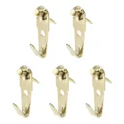 Picture Hangers, Photo Frame Hanging Hooks Kit with Nails, Holds 30 lbs, 5 Pcs