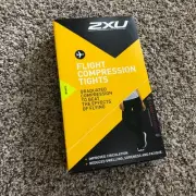 2XU Flight Compression Tights Circulation women's WA5643b Sz Med Black