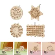 Parrot Chewing Toy Pet Supplies Bird Puzzle Toy Bird Foraging Toys Wooden Block