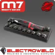 M7 Air Impact Wrench Angle Head + 9 x Socket Set 1/2" Drive Pnuematic M7-NE499N