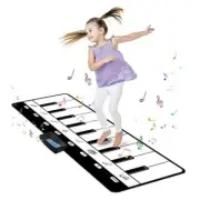 Piano Mat, Kids Musical Mat Floor Piano Keyboard Mat with 8 43" X 14"