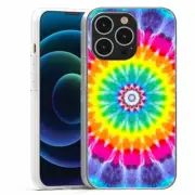 For Apple IPhone 13 Pro Max Mini TPU Case Cover+Glass(Sun Tie Dyed)