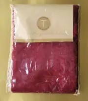 1999 Vintage Ruby/Red Tablecloth By Trendex 60X120 Oblong