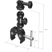 SmallRig Crab-Shaped Clamp Kit with Ballhead Magic Arm 1138B