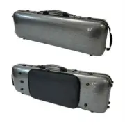 Strong Carbon fiber coded lock Dark gray 4/4 violin case with Spectrum bag
