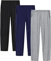 [JINSHI] Women’s Pajama Pants Stretch Modal Pajama Bottoms Lounge Pants with Pockets