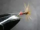 1 DOZEN DRY FLIES RED AND BLACK FOR FLY FISHING--SEC 31