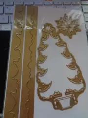 Stencil Die Christmas Tree Border Snowflake Scrapbooking Crafts