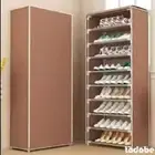 Coffee 10L Cabinets Shoe-shelf Sneaker Mid-century Furniture Organizer Shoe Rack