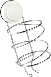 TOVINANNA Suction Cup Hair Dryer Rack Wall Mount Hair Dryer Holder Non-slip for Bathroom Kitchen