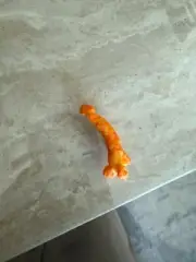 Cheeto Shaped Like PP Flailing Over (Length: 2 in Width: 1 in Type: Regular)