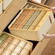 20 Grids Storage Box Wardrobe Clothes Jeans Organizer Foldable Drawer Bag
