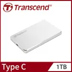 熱銷新時尚 【TRANSCEND 創見】1TB STOREJET 25C3S 極致輕薄2.5吋TYPE C行動硬碟