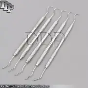 5 Pcs Dental Tartar Calculus Remover Periodontal Tooth Pick Hygienist Probes Lab