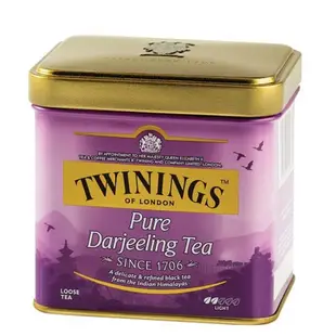 Twinings唐寧茶  英倫早餐茶 仕女伯爵茶 歐式大吉嶺茶 鐵盒裝100g