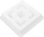 Retro Brick Carving Mold Brick Molds for Concrete Lattice Window Stones Concrete Plastic Stone Window Mould Plastic White