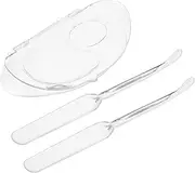 [PAMINGONO] Professional Makeup Palette Spatula Acrylic Foundation Mixing Plate Beauty Kit for Cosmetics Foundation Makeup