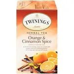 TWININGS川寧柑橘ROU桂香料果香南非茶草本茶無咖啡因20包