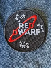 Red Dwarf Fan Iron On Embroidery Patch TV Book Series Souvenir Gift