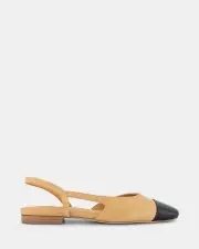 Shelly Shen Manny/Tan/black Womens Heels 07