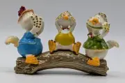 Keren Kopal 3 Ducks trinket box hand made with Austrian crystals