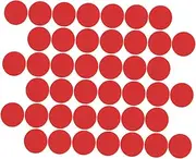 100pcs Red Double-Sided Tape Sheets Mounting Tape for Wall Paint Safe Adhesive Two Sided Tape Double Sided Decals for Home