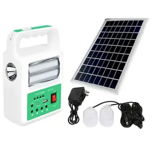 太陽能充電大容量蓄電池家用停電電瓶照明鋰電池戶外露營應急電源