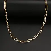 [SHMAZ] Stainless Steel Necklaces Punk Hip Hop Sweater Chain Gold Silver Color Hip Hop Men Chain Necklace For Women