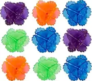 Laundry Balls for Washing Machine 9 Pcs - Plastic Agitator Balls for Washing Machine - Tangle Free Washer Balls for Cleaning Better - Colorful Reusable Laundry Scrubbing Balls