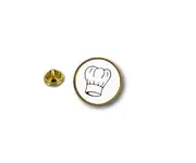 akachafactory Pine Pines Pin Badge Pin-apos;s Metal Broche Papillon Flag Toque Chef Chef