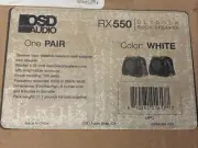 White OSD Outdoor Wired Rock Speaker Pair, 5.25" Driver, 100W, - RX550 White
