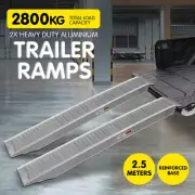 2.5M LOADING RAMPS for MOTORCYCLE MOTORBIKE QUAD ATV BOBCAT TRAILER TRUCK DINGO