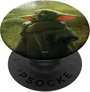 Star Wars The Mandalorian The Child Grogu in the Forest Art PopSockets Swappable PopGrip