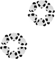 [WRITWAA] 12pcs Cute Plush Panda Cartoon Brooch Adorable Decorative Breastpins for Girls Charming Accessories for Coats Shirts Tops Premium Quality Craftsmanship