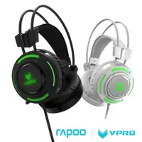 在飛比找樂天市場購物網優惠-【Rapoo 雷柏】VH200 VPRO 炫光遊戲耳機 耳機