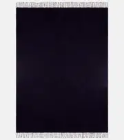 [Brunello Cucinelli] Brunello Cucinelli Fringed silk throw One Size grey