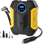 Digital Air Compressor Car Auto Pump Portable Tire Inflator LED Light DC 12V New